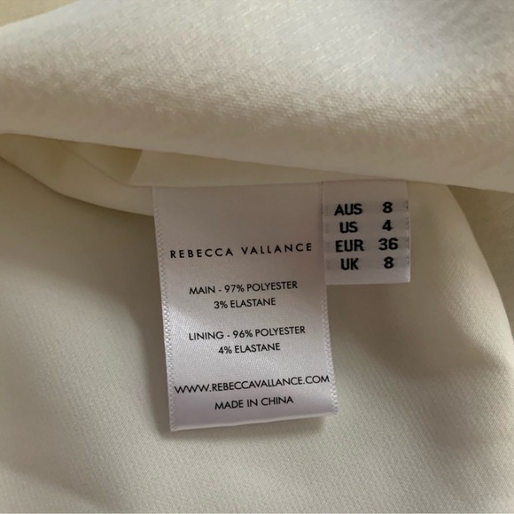 Rebecca Vallance White Dress - Picture 8 of 8